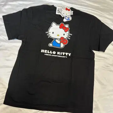 24년산 Hello Kitty 50주년 기념 T셔츠 L 사이즈 블랙