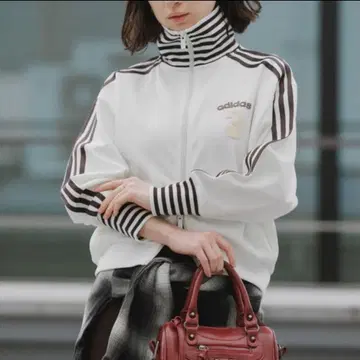 adidas 트랙 자켓 빈티지 디자인 스트라이프 S