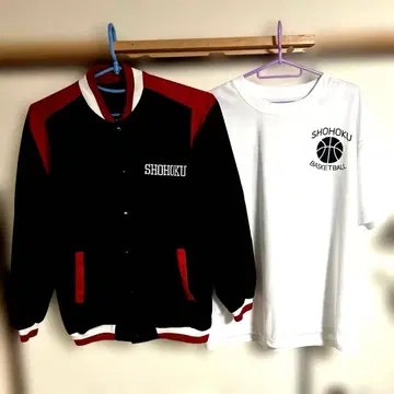 슬램덩크 SHOHOKU 농구팀 자켓 T셔츠 세트