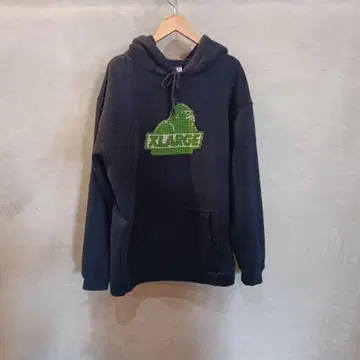 90년대 초 XLARGE 후드티 헤드폰 택 코튼 100% XL