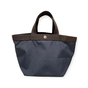 새상품급 에르베샤 펠리에 707C 보트형 토트 M 네이비 x 모카