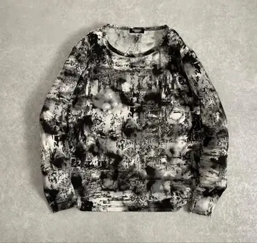 TORNADO MART y2k archive 그런지 올 패턴 롱T 셔츠