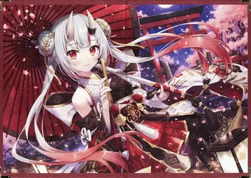 커버 주식회사 활동 7주년 기념 hololive 백귀 아야메/탁상 병풍