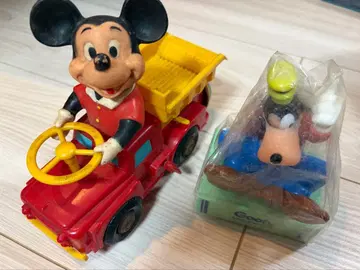 쇼와 레트로 일본제 미키마우스 완구 구피 소품함 피규어