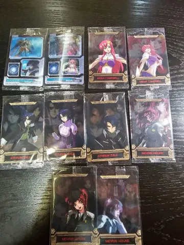 건담 SEED 디스티니 웨하스 카드 묶음 판매