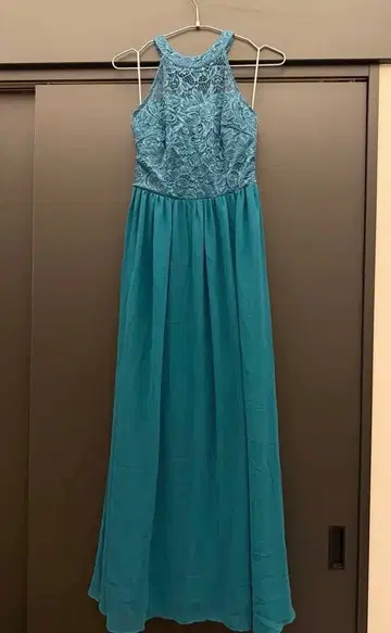 롱 드레스 / 에메랄드 그린/터콰이즈/m 사이즈