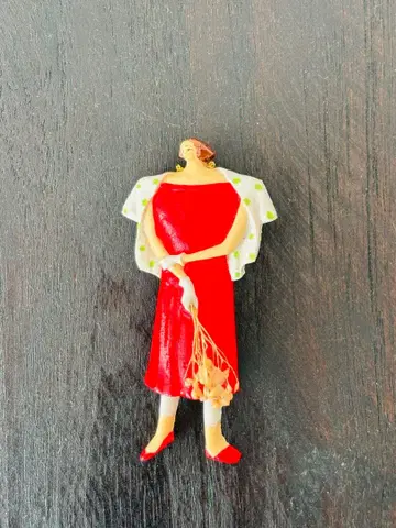 쇼와 레트로 멋쟁이 브로치