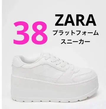 ZARA 플랫폼 스니커즈 38