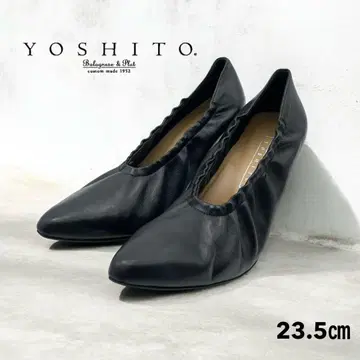 YOSHITO 블랙 스트레치 펌프스 23.5cm