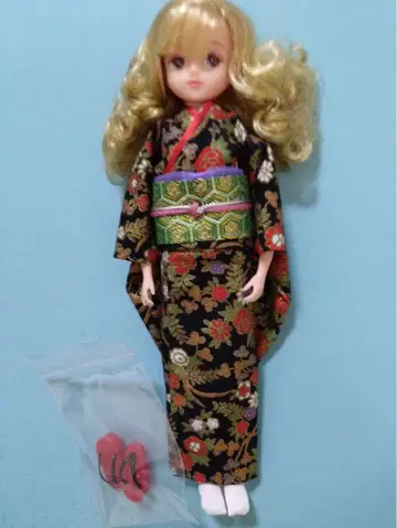 레어 새상품급 미사용 리카짱 기모노 인형 키라짱