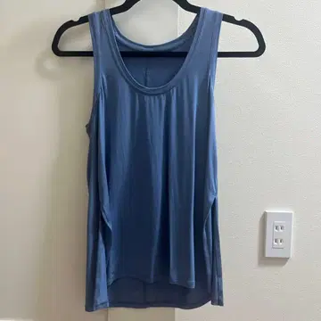 Lululemon 사이드 슬릿 탱크탑 파랑