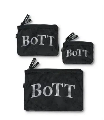 BoTT 메쉬 파우치 세트 블랙