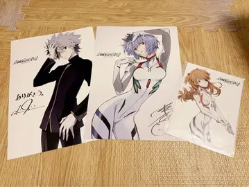 에반게리온 포스터 카드 3장 세트