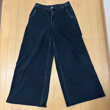 Theory 다크 데님 와이드 팬츠 사이즈 29
