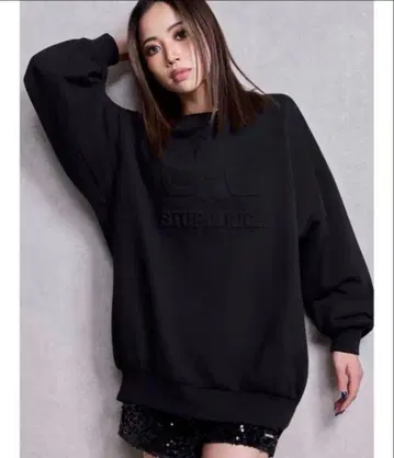 GYDA 로고 상의 트레이닝복 블랙 FREE 사이즈