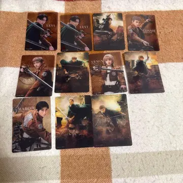 진격의 거인 뮤지컬 클리어 카드 묶음 판매