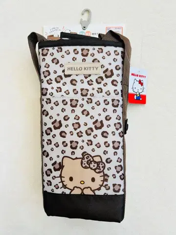 아베일 레오파드 무늬 키티 보냉백 일광화상 키티 보냉 토트 키티 브라운