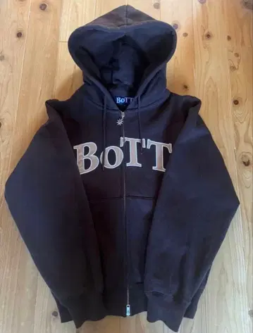BoTT OG 로고 집 후디 브라운 S 사이즈