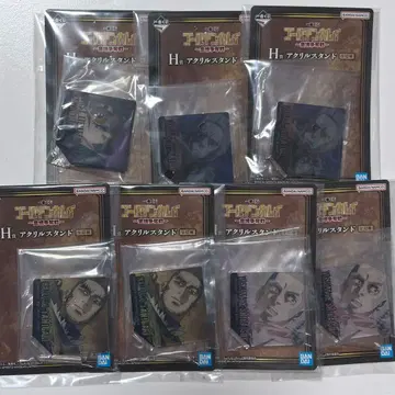 골든 카무이 1번 복권 H상 아크릴 스탠드 묶음 판매