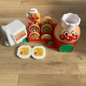 바이크로 배달해요! 호빵맨 택배 피자 가게