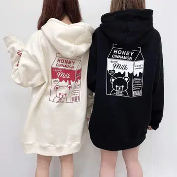 허니 시나몬 HONEY MILK 후드티