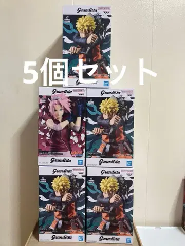 Grandista NARUTO 돌풍전 나루토 사쿠라 피규어 세트