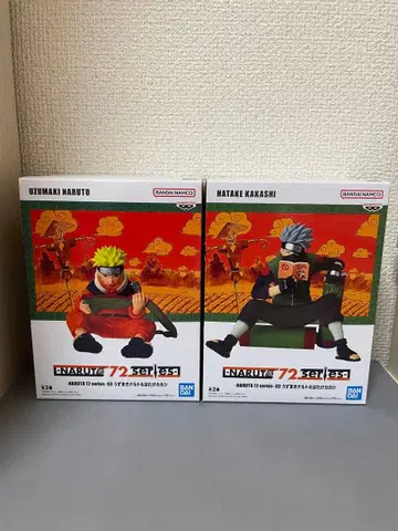 NARUTO 72 시리즈 우즈마키 나루토 & 하타케 카카시 피규어 2종