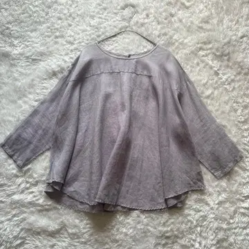 새상품급 nest robe 라미 100% 린넨 풀오버 블라우스