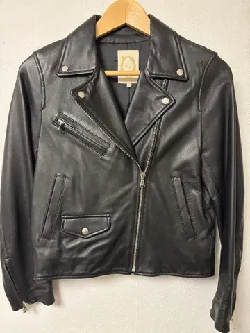 khaju 가죽 라이더 자켓 블랙 38 양가죽 새상품급