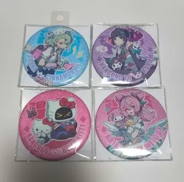 젠레스 존 제로 x 산리오 캔 배지 전 4종 세트