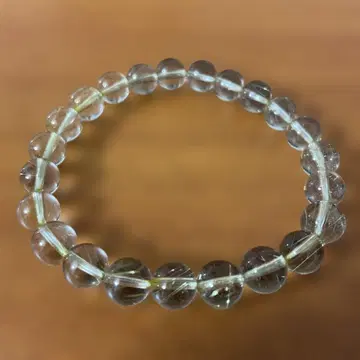 야마나시 수정 오토메 광산 골드 루틸 쿼츠 8.8mm 구슬 17cm