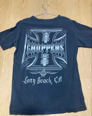 웨스트코스트 초퍼스 오니 페이드 T 블랙 구제 의류