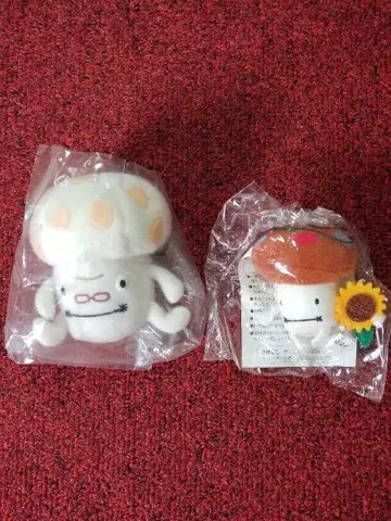 도코모다케 지지 와 손자 마스코트 클리너 스트랩 2개 세트 미사용