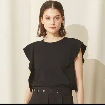 에포카 size 40 큐프라 스트레치 상의 블랙