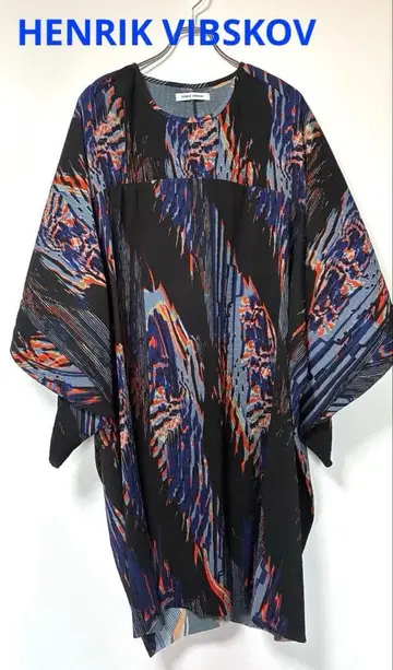 HENRIK VIBSKOV 추상 패턴 원피스 S