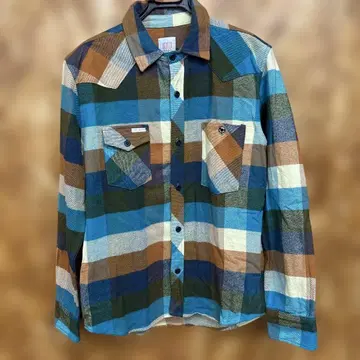 Topo Designs 멀티 컬러 체크 플란넬 셔츠