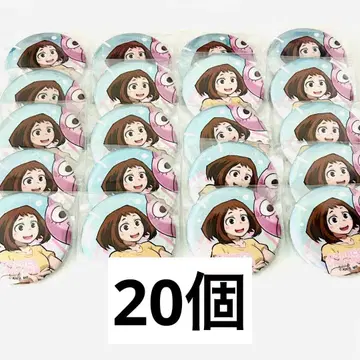 나의 히어로 아카데미아 TOHO 애니멀 비치볼 캔뱃지 우라라카 오챠코