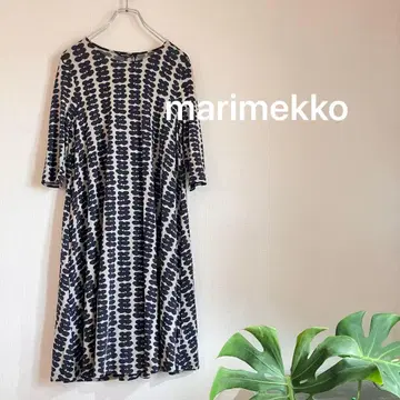 미사용 marimekko 티셔츠 무릎 기장 원피스/튜닉 ( 사이즈 S )