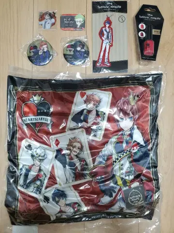 트위스테 하트 라비유르 캐릭터 쿠션 캔뱃지 네일