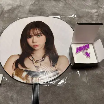 aespa 티셔츠, 윈터 부채, 펜라 액세서리 3종 세트