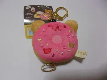 리락쿠마 봉제 인형 낚시릴 키링 도넛