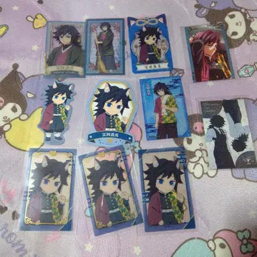 토미오카 기유 트레이딩 카드, 스티커 세트