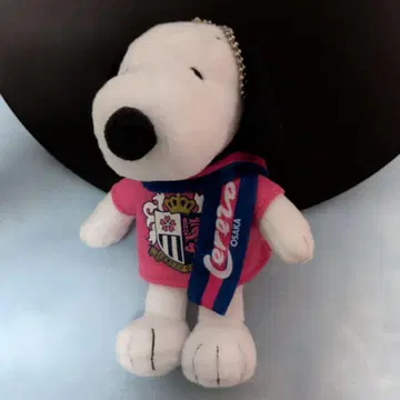 세레소 오사카 스누피 봉제 인형 키링