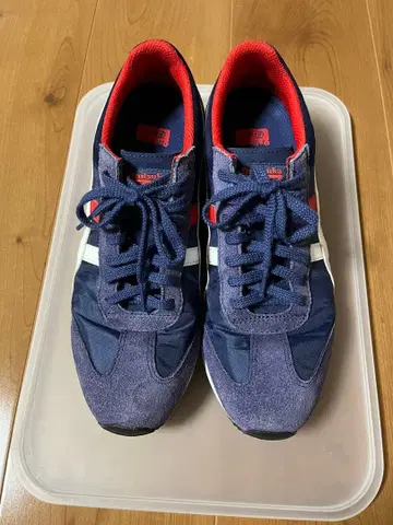 오니츠카타이거 네이비/레드/화이트 스니커즈