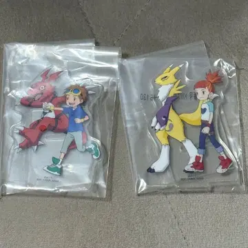 디지몬 테이머즈 아크릴 스탠드 타카토&길몬 루키&레나몬