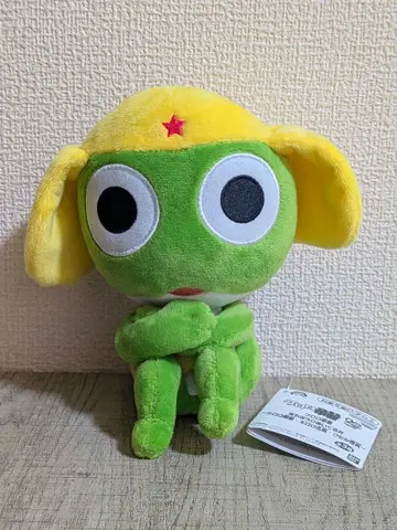 택 포함 새상품 개구리 중사 케로로 기다림 봉제 인형 개구리 중사 케로로