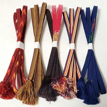 (2475) 허리띠 5점 묶음 판매 허리끈 기모노 일본 의류 잡화