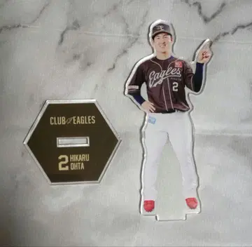 라쿠텐 이글스 팬클럽 한정판 아크릴 스탠드 #2 오타 히카루 선수