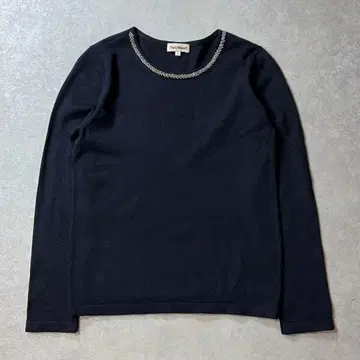 폴 스튜어트 니트 비즈 장식 스웨터