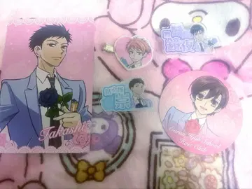 오란고교 호스트부 콜라보 카페 굿즈